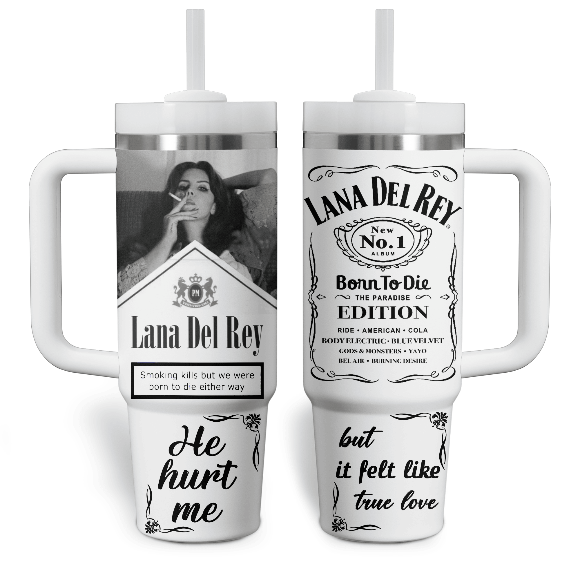Lana Del Rey Music Custom Stanley Cup 40 oz 30 oz Tumbler With HandleTVC2301525