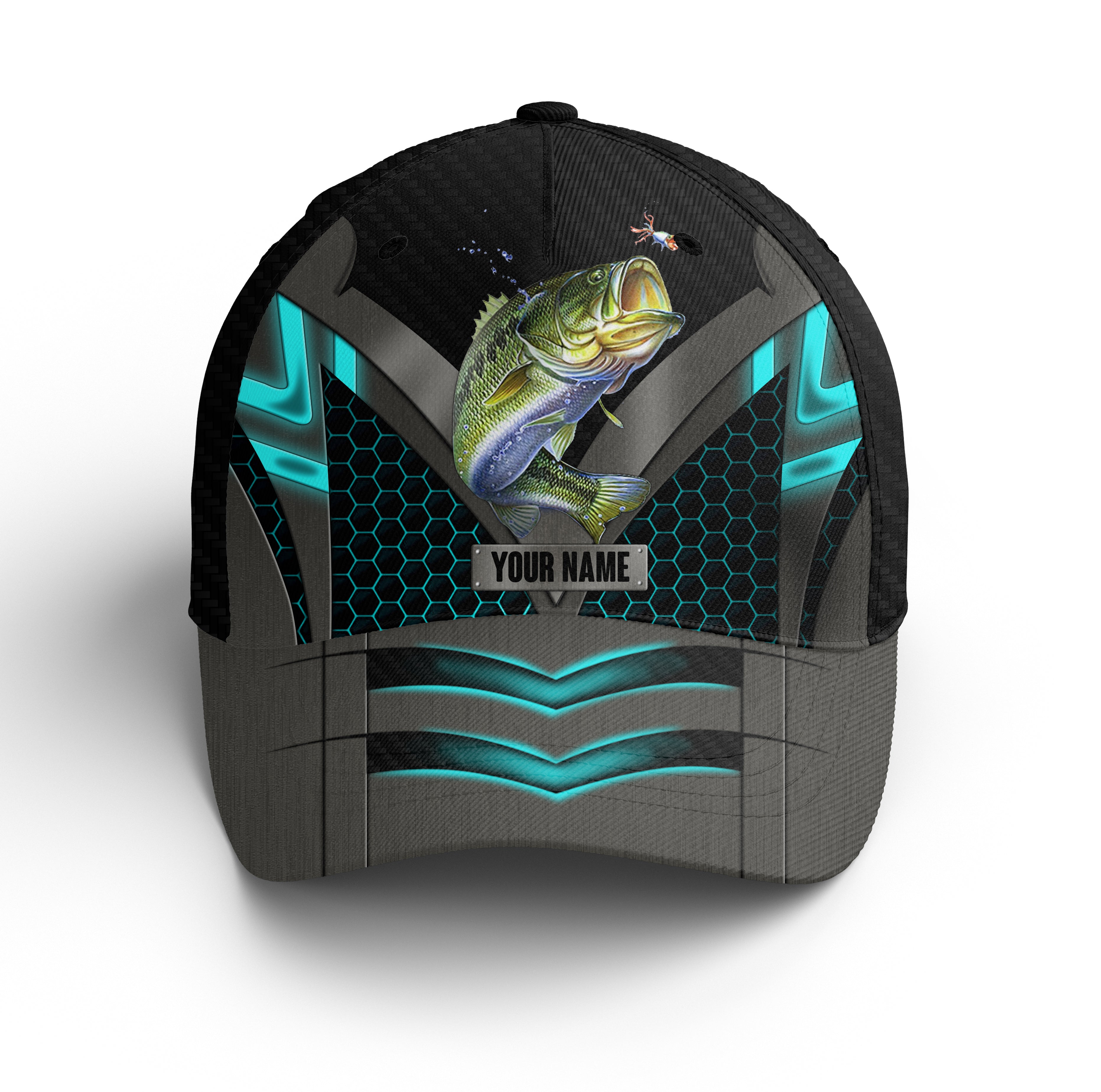 Largemouth Bass Fishing Hats For Men, Women Custom Name Best Fishing Hat, Gift For Fishing Lovers, Fishing Classic Cap Trucker Hats Custom Hats Gifts For Men & Women
