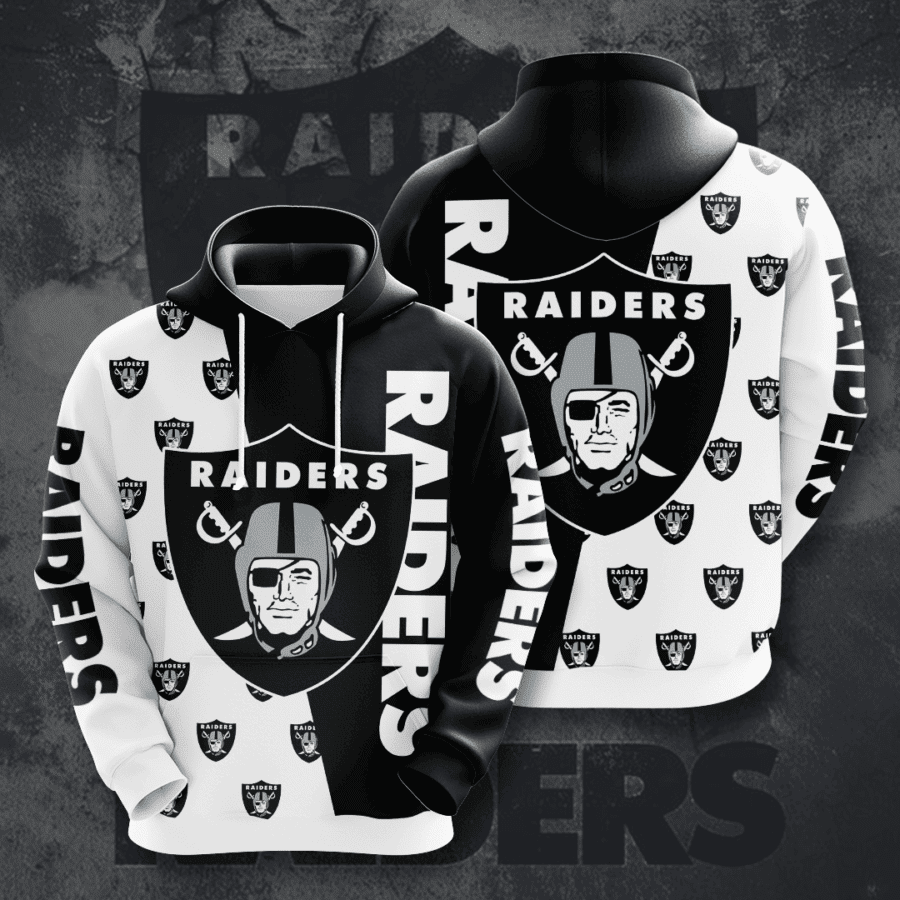 Las Vegas Raiders 3D All Over Print Hoodie, Zip Hoodie