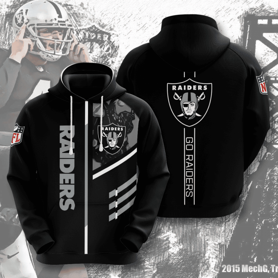 Las Vegas Raiders 3D All Over Print Hoodie, Zip Hoodie