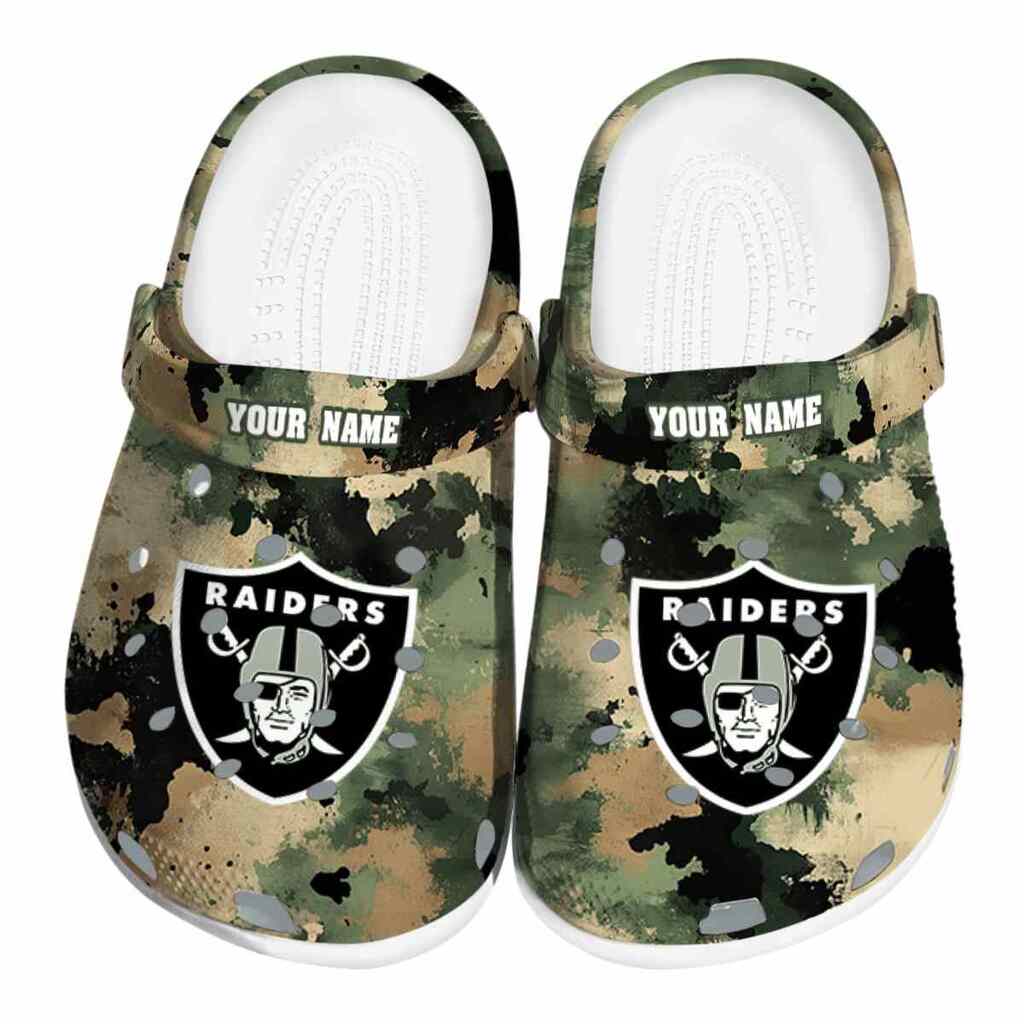 Las Vegas Raiders Camouflage Craze ClogTVC1801958