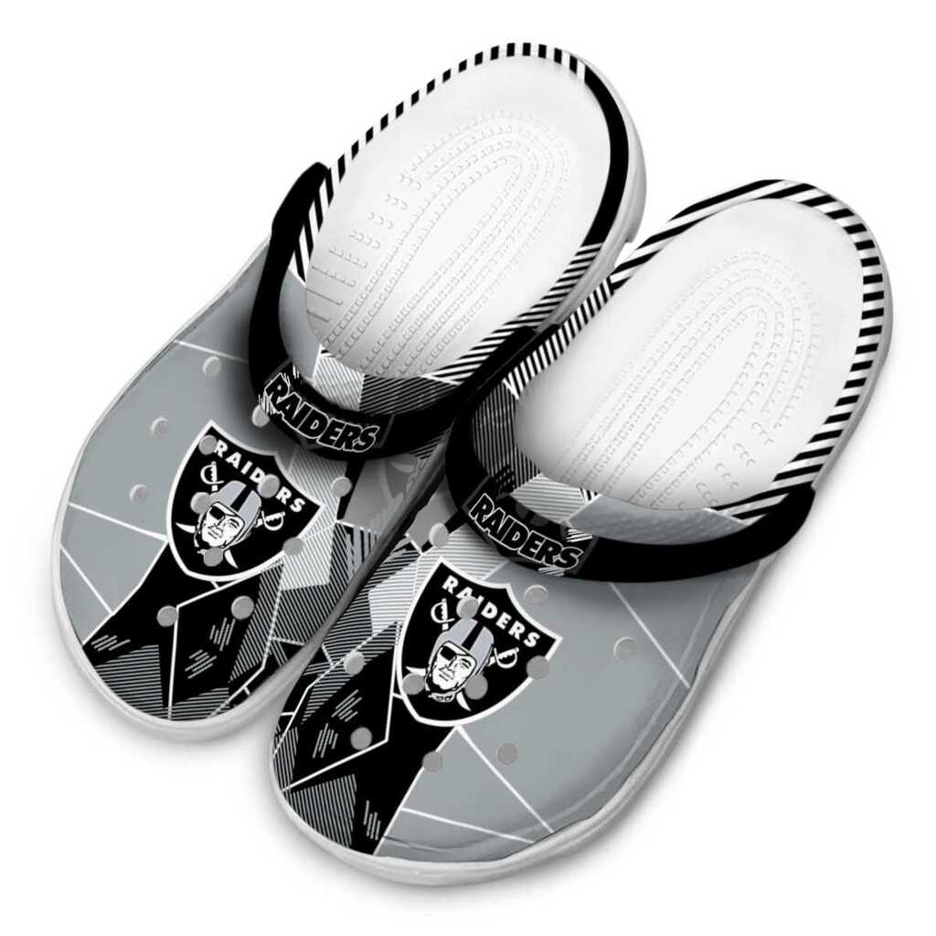 Las Vegas Raiders Geometric Background ClogTVC180125 - Image 4