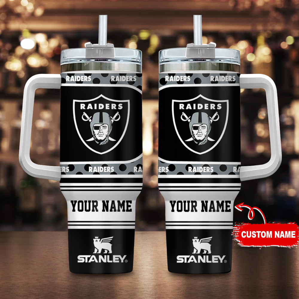 Las Vegas Raiders NFL Custom Stanley Cup 40 oz 30 oz Tumbler With HandleTVC2301124