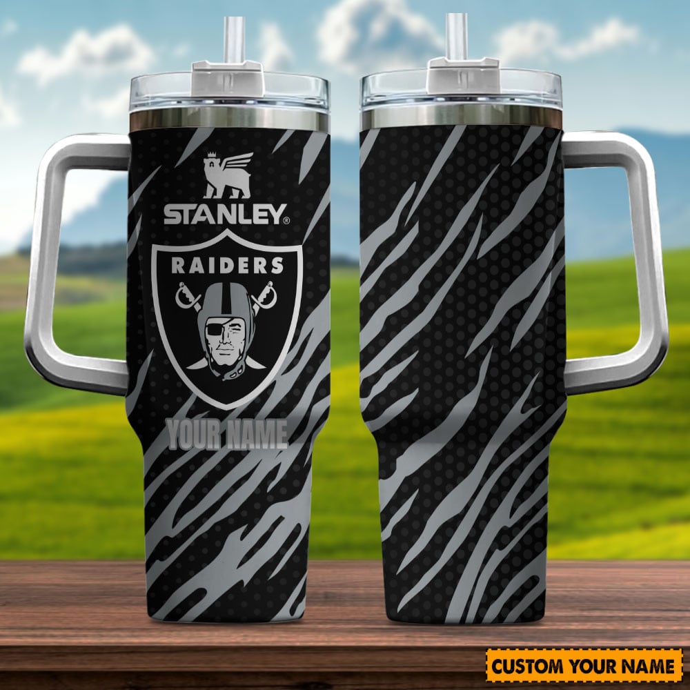 Las Vegas Raiders NFL Custom Stanley Cup 40 oz 30 oz Tumbler With HandleTVC230137
