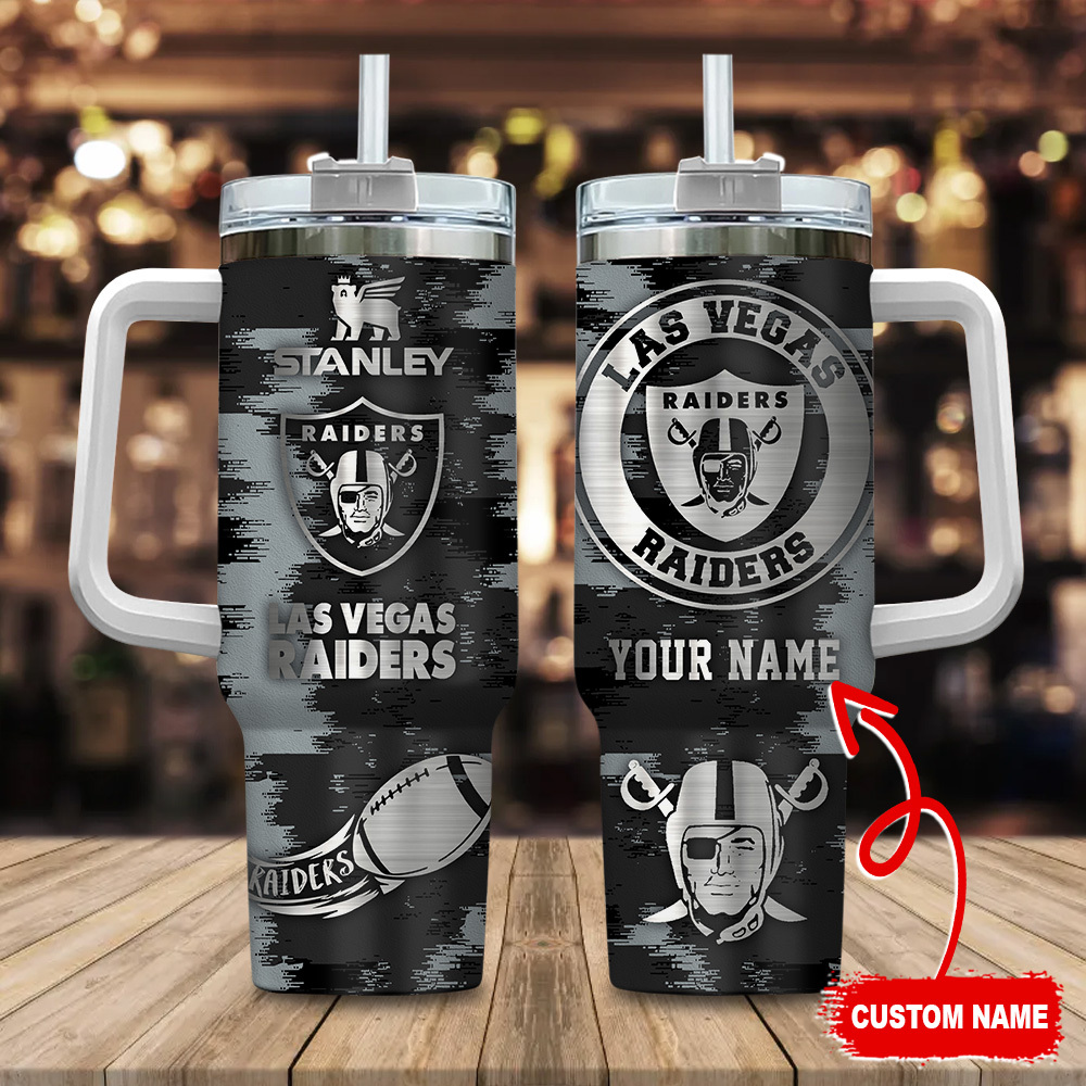 Las Vegas Raiders NFL Custom Stanley Cup 40 oz 30 oz Tumbler With HandleTVC230149