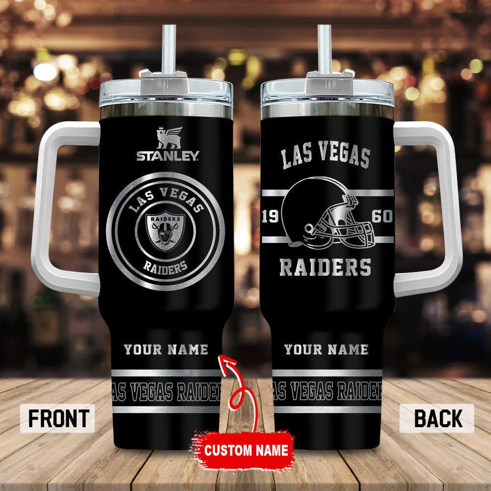 Las Vegas Raiders NFL Custom Stanley Cup 40 oz 30 oz Tumbler With HandleTVC230154