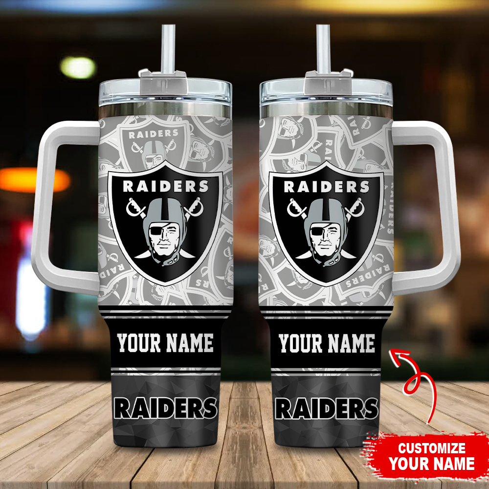 Las Vegas Raiders NFL Custom Stanley Cup 40 oz 30 oz Tumbler With HandleTVC230158