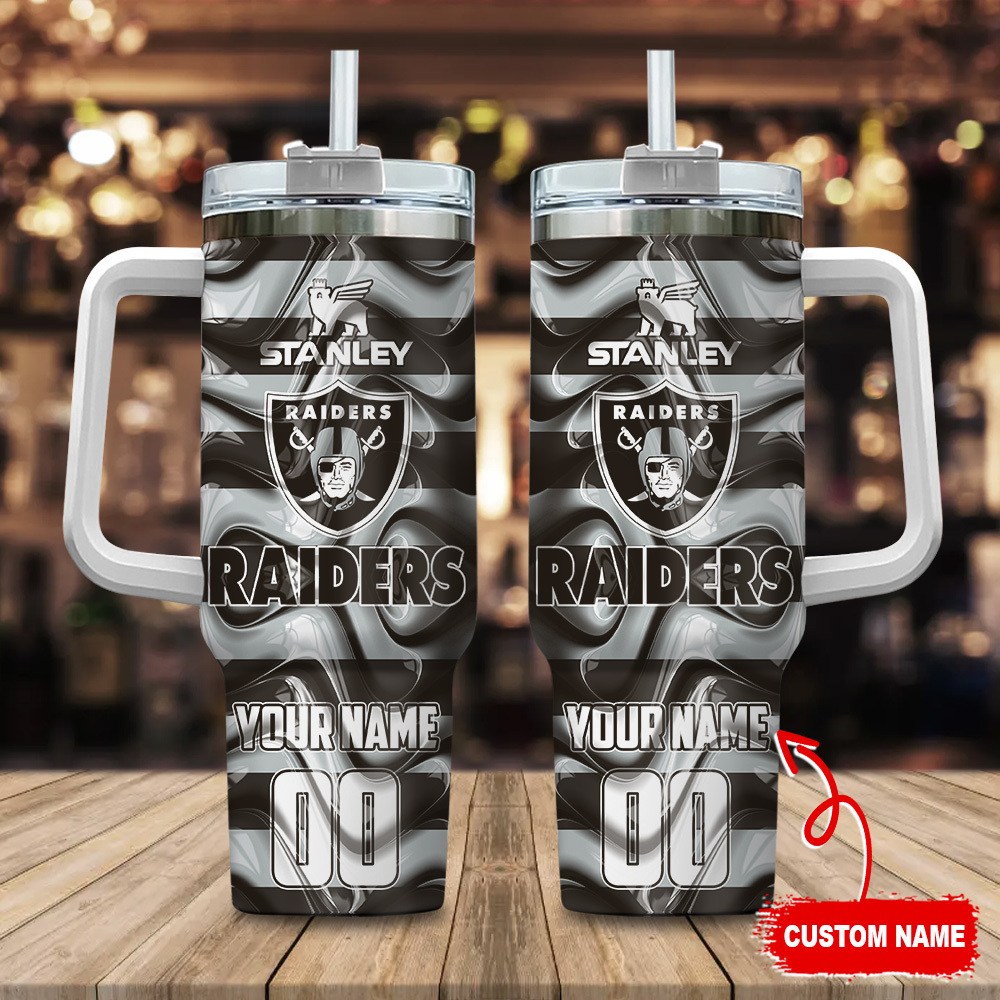 Las Vegas Raiders NFL Custom Stanley Cup 40 oz 30 oz Tumbler With HandleTVC230171