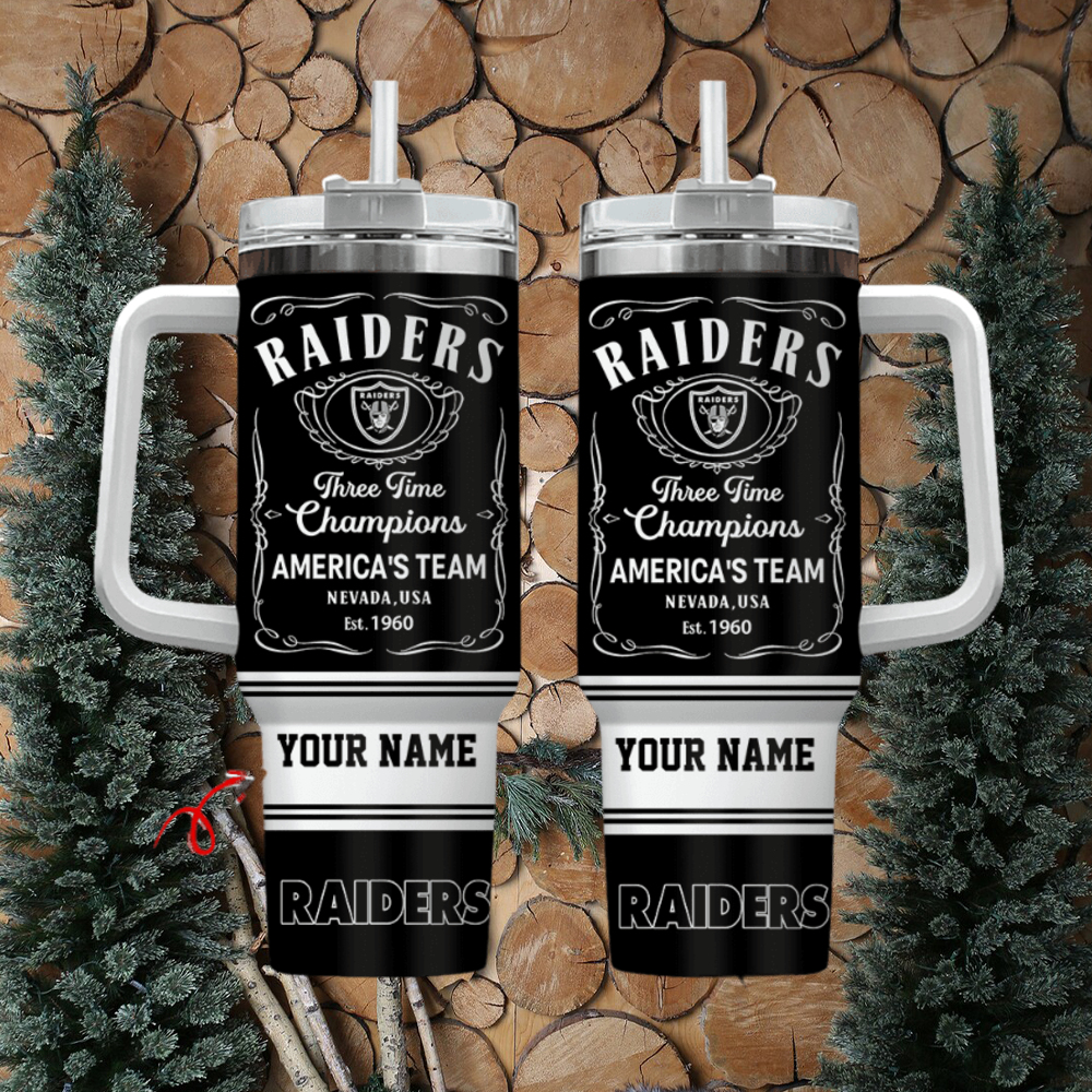 Las Vegas Raiders NFL Custom Stanley Cup 40 oz 30 oz Tumbler With HandleTVC2301969