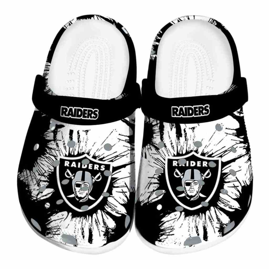 Las Vegas Raiders Splatter Graphics ClogTVC180125
