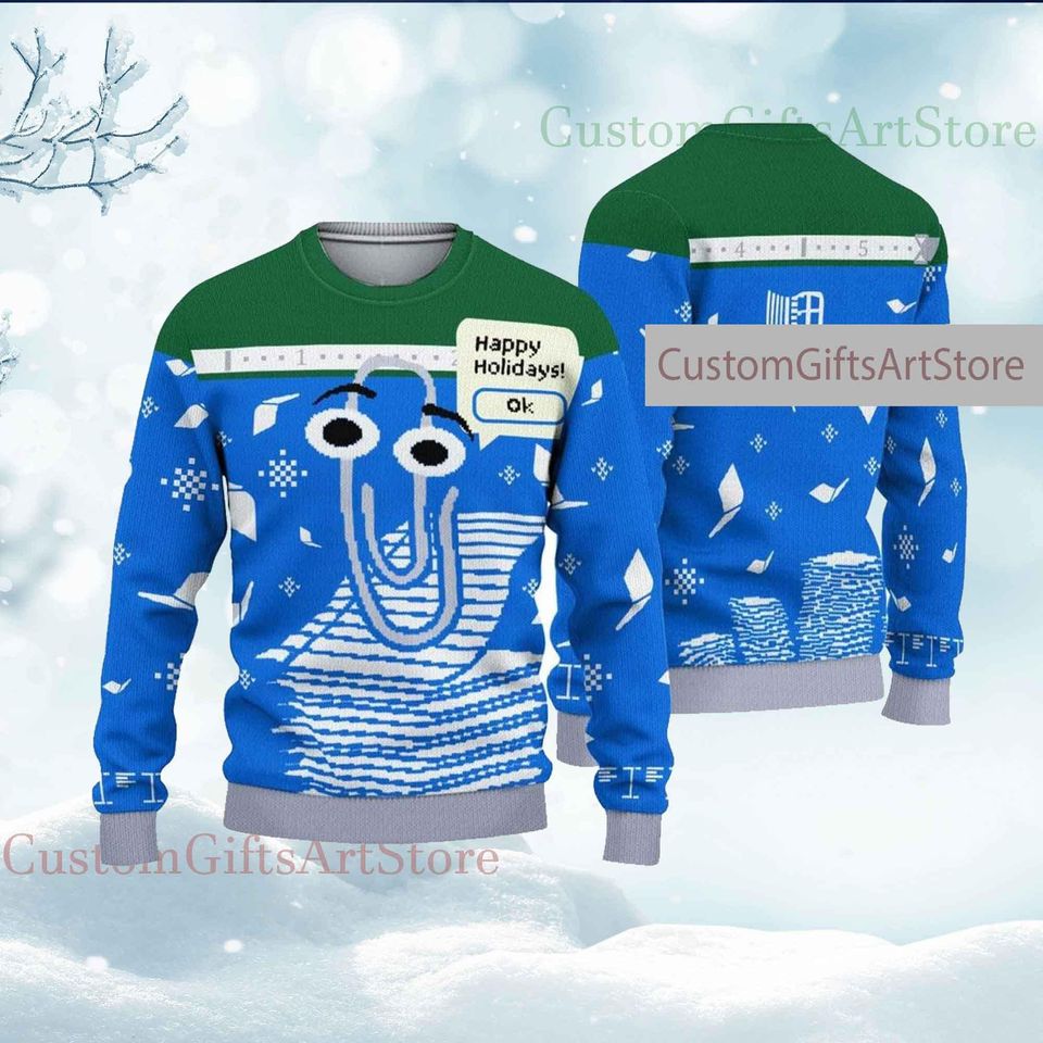 Latest Holiday Ugly Christmas Sweater, Windows Ugly Sweater