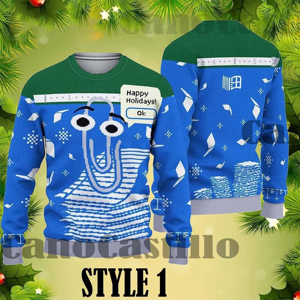 Latest Holiday Ugly Christmas Sweater, Windows Ugly Sweater