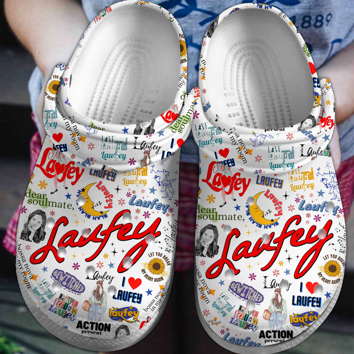 Laufey Music Crocs Crocband Clogs Shoes Comfortable For Men Women and Kids