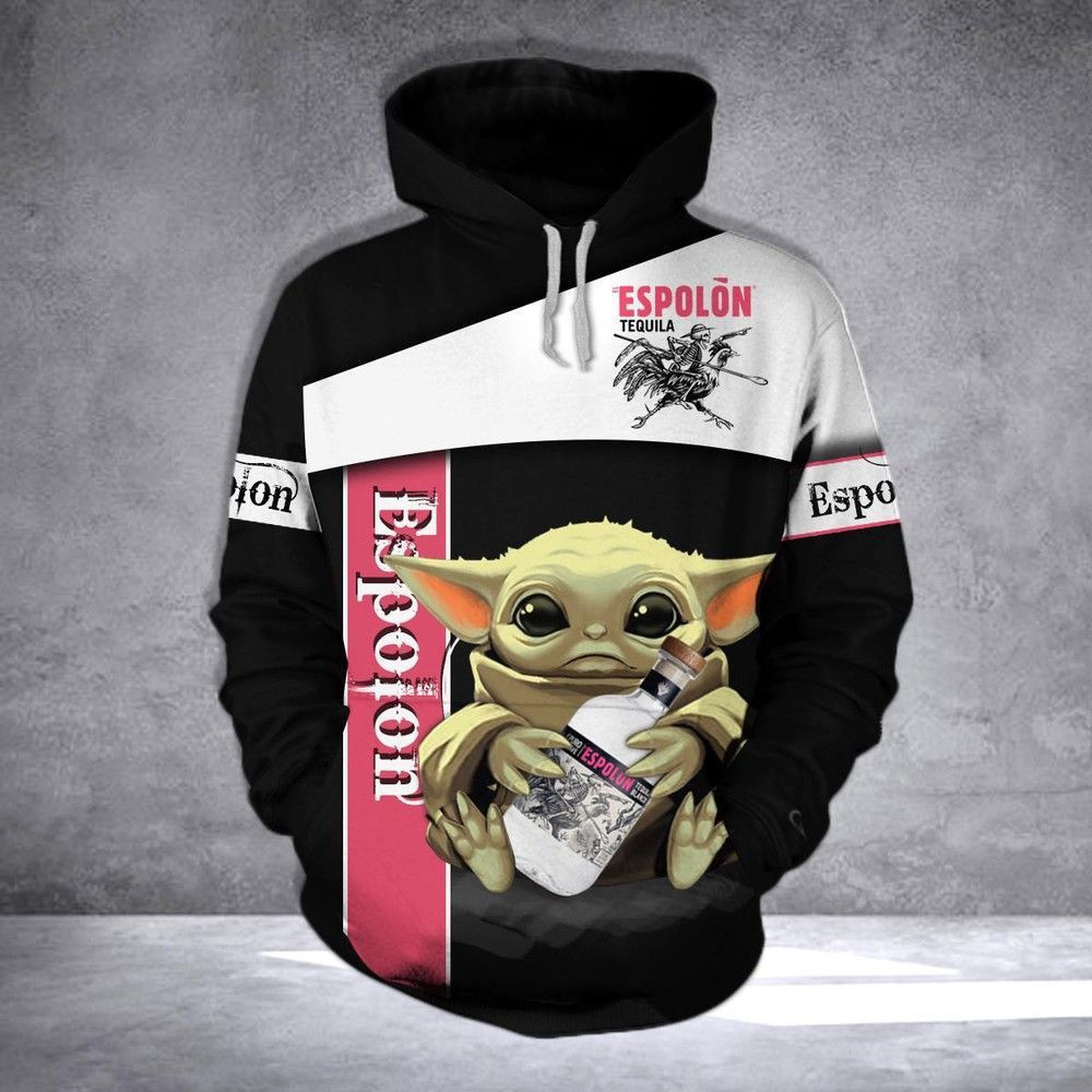 LDH ESPOLON BABY YODA 3D All Over Print Hoodie, Zip Hoodie