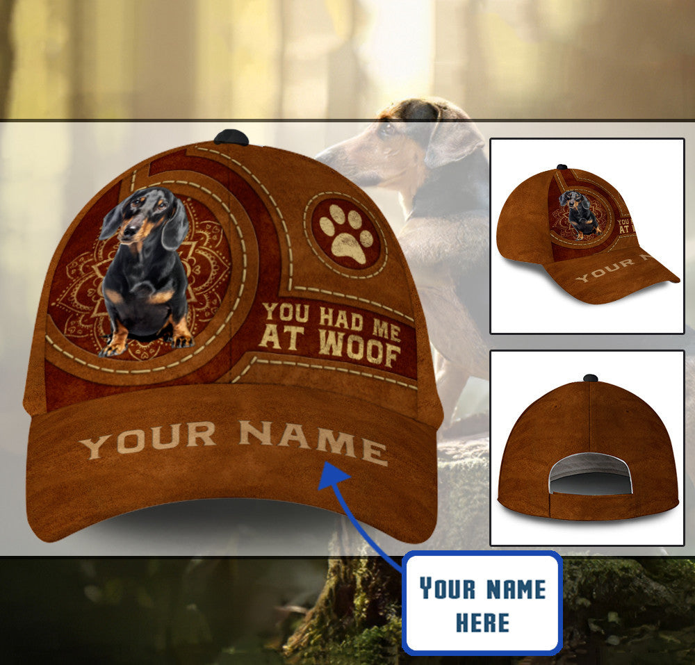 Lea Dachshund You had me Trucker Hats Custom Hats Gifts For Men & Women