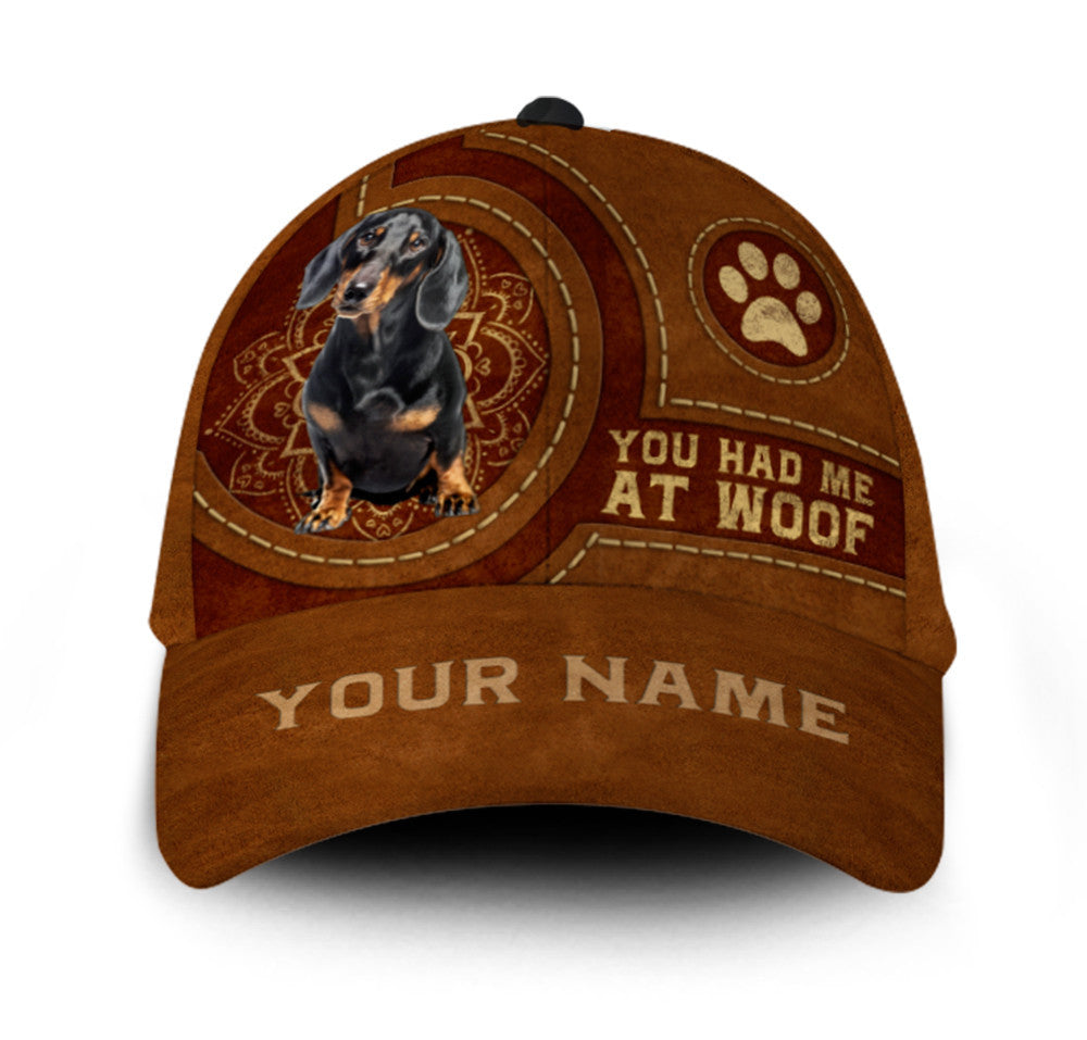 Lea Dachshund You had me Trucker Hats Custom Hats Gifts For Men & Women