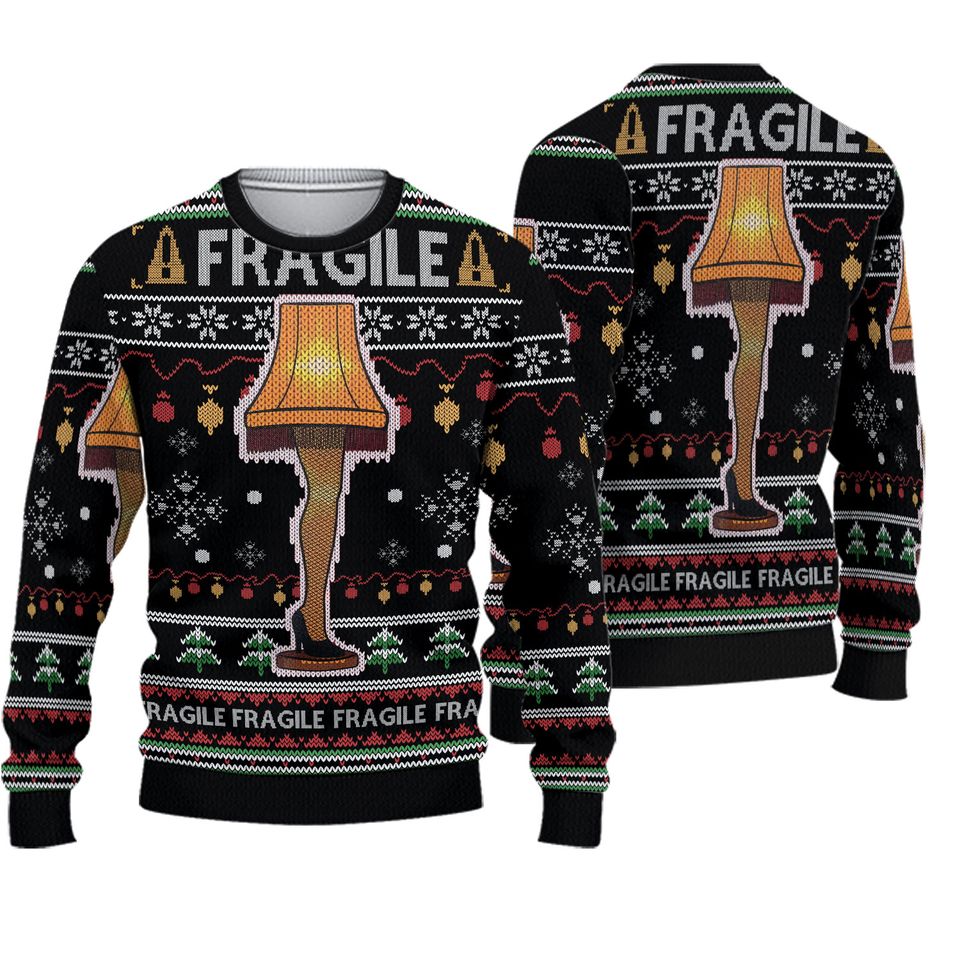 Leg Lamp Ugly Christmas Sweater