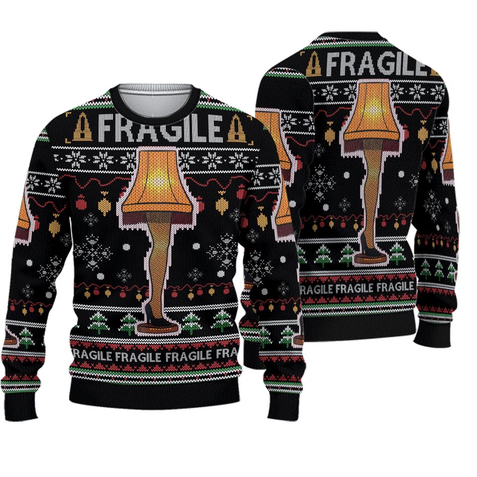 Leg Lamp Ugly Christmas Sweater, Gift For Her, Him
