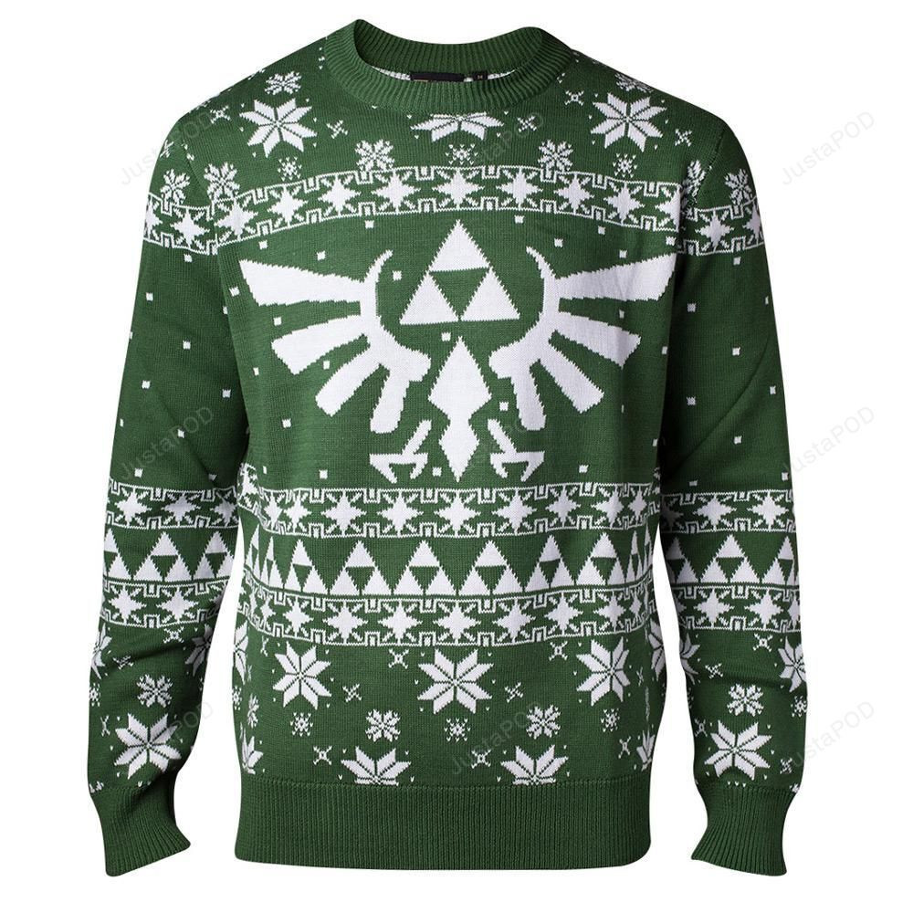 Legend Of Zelda Hylian Ugly Christmas Sweater Adult 3D Funny Matching for family
