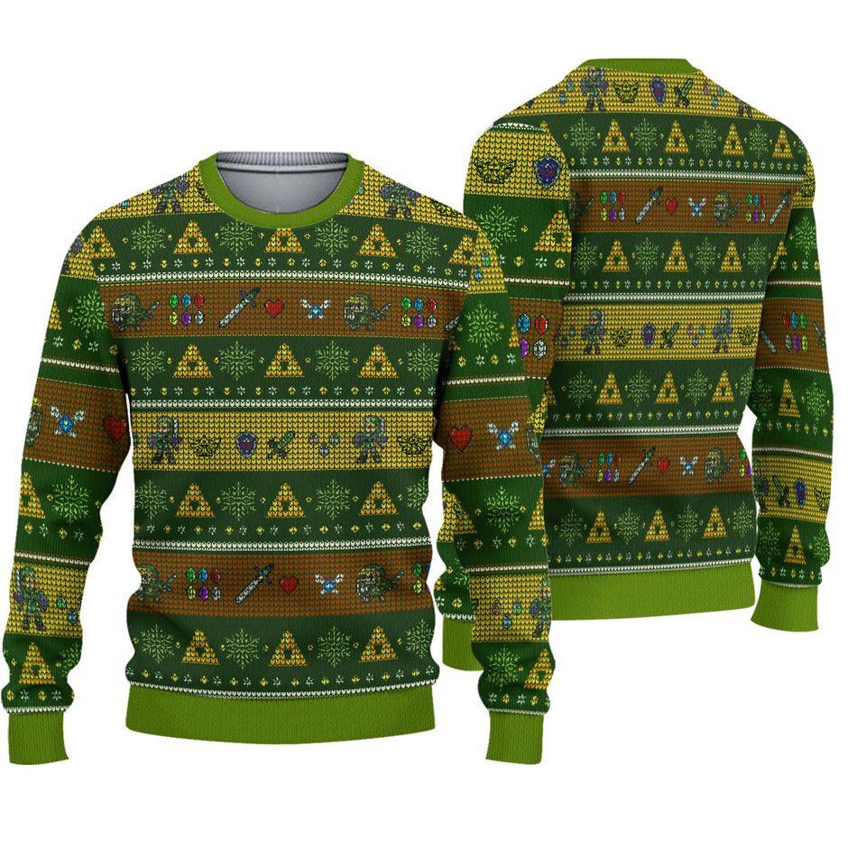 Legend Of Zelda Korok Ugly Sweater, Game Lovers 3D Sweater, Christmas Sweater