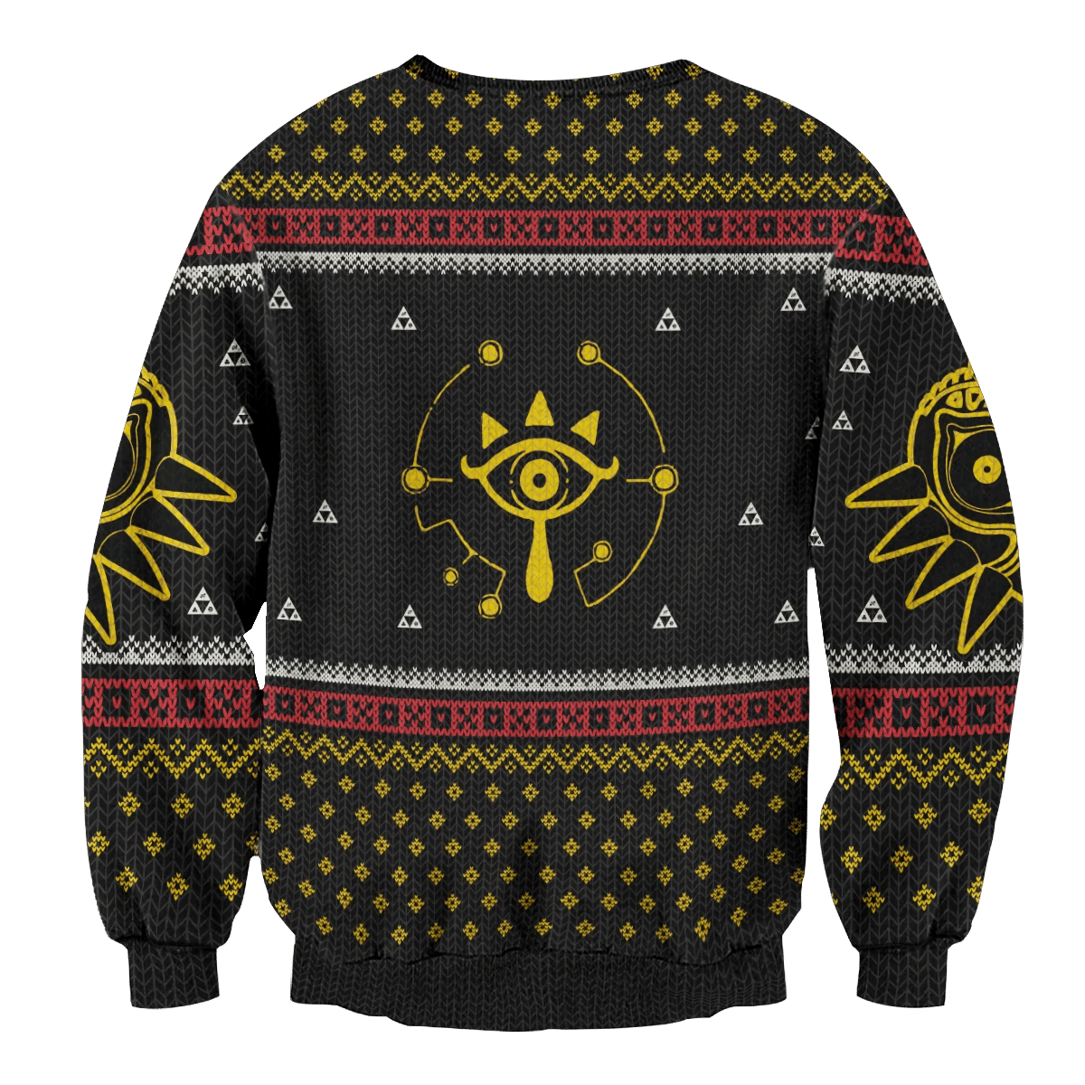 Legend Of Zelda Triforce Ugly Christmas Sweater Adult 3D Funny Matching for family - Image 3