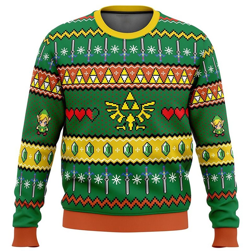 Legend Of Zelda Triforce Ugly Sweater
