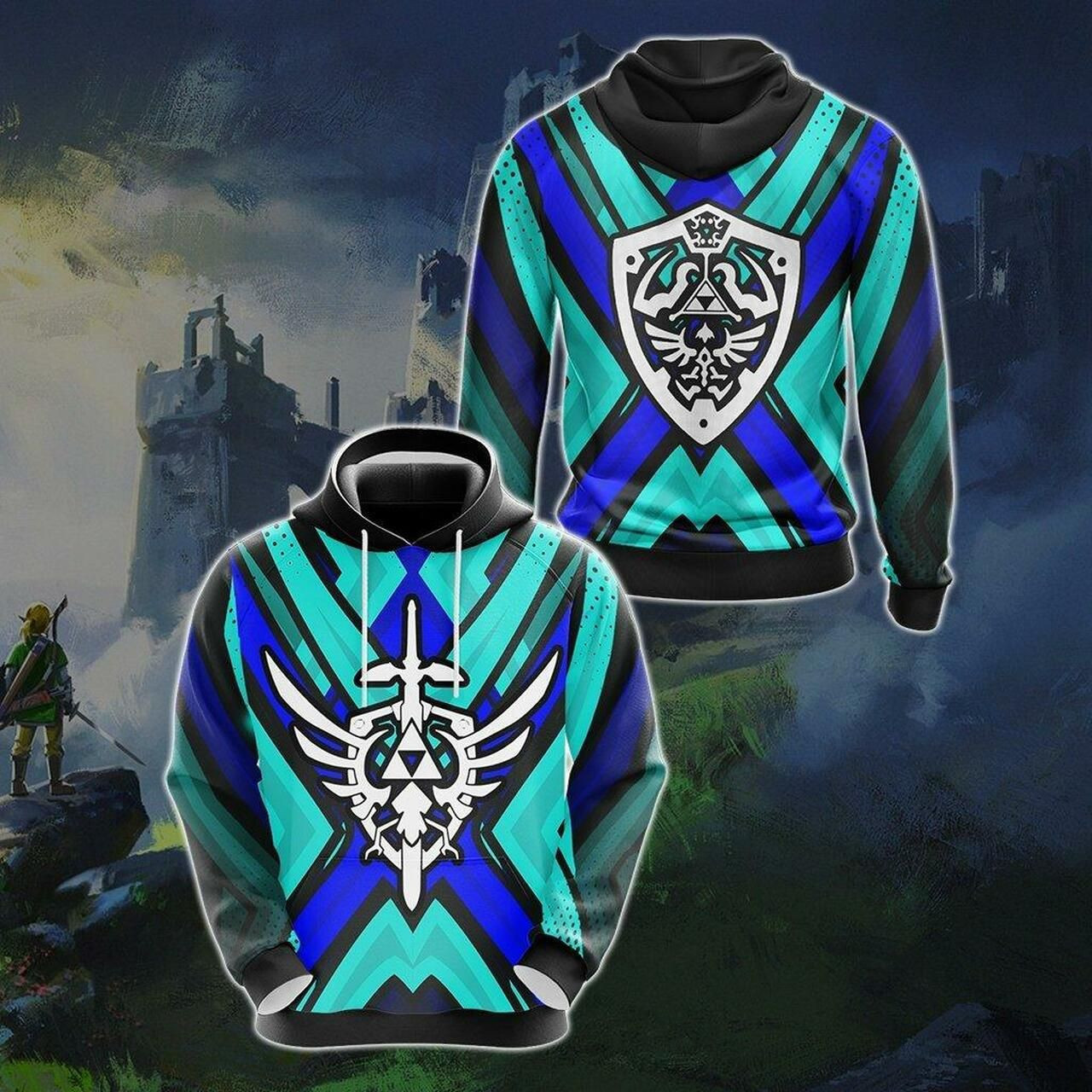 Legend Of Zelda Unisex 3D All Over Print Hoodie, Zip Hoodie