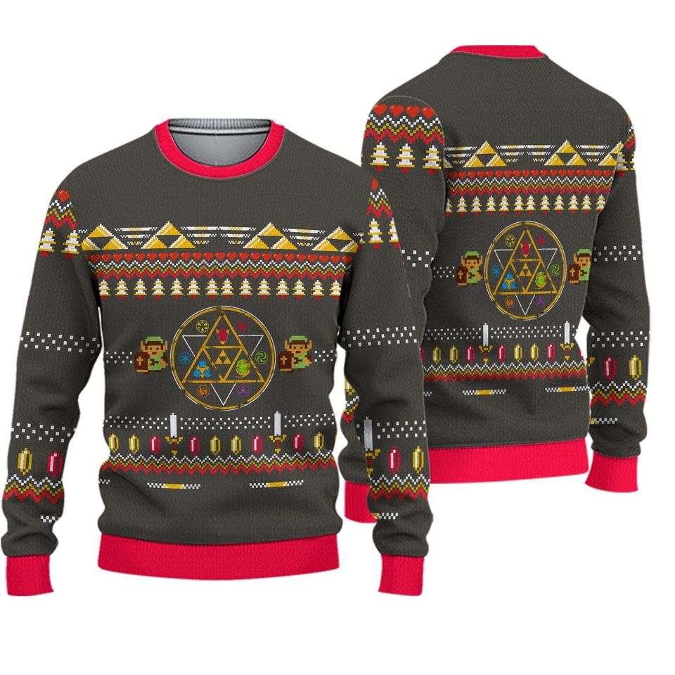 Legend Of Zelda Zelda Rubies Ugly Sweater