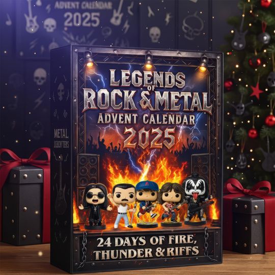 Legends of Rock & Metal Advent Calendar 2025, Thunder Riffs, 24 Days of Fire, Funko Pop Collectibles - Image 12
