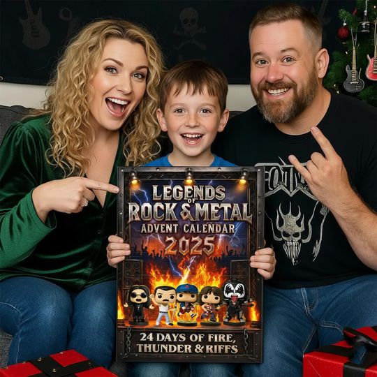 Legends of Rock & Metal Advent Calendar 2025, Thunder Riffs, 24 Days of Fire, Funko Pop Collectibles - Image 11