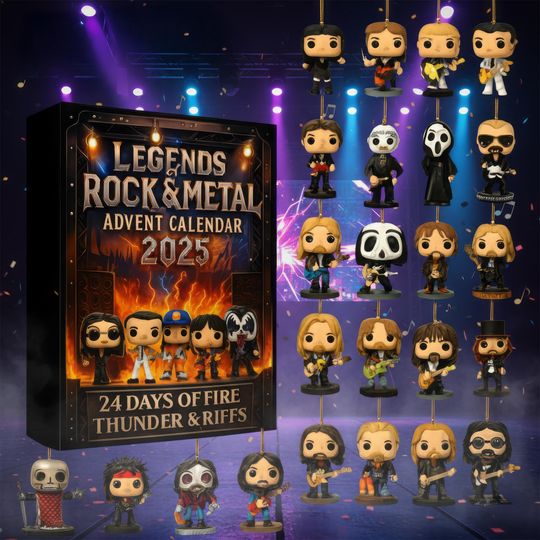 Legends of Rock & Metal Advent Calendar 2025, Thunder Riffs, 24 Days of Fire, Funko Pop Collectibles - Image 10