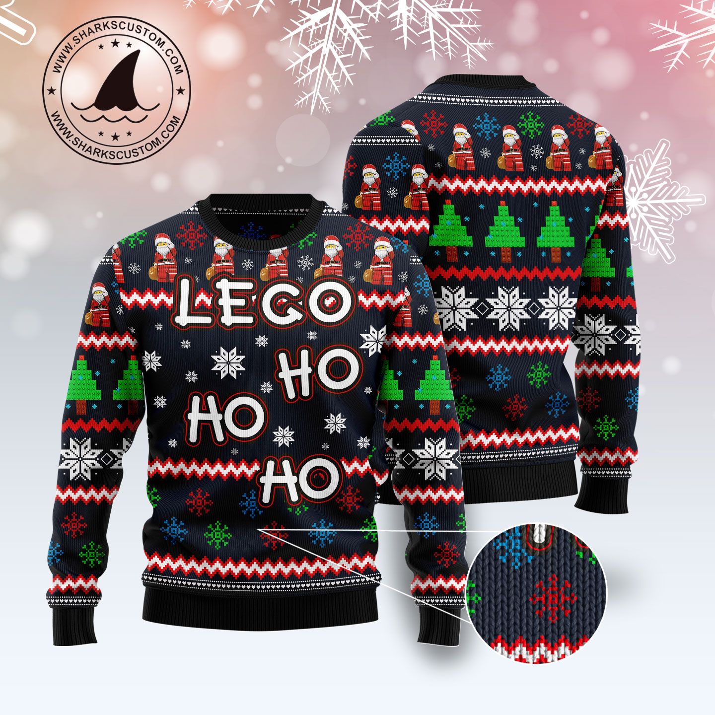 Lego Hohoho Ugly Christmas Sweater - Image 3