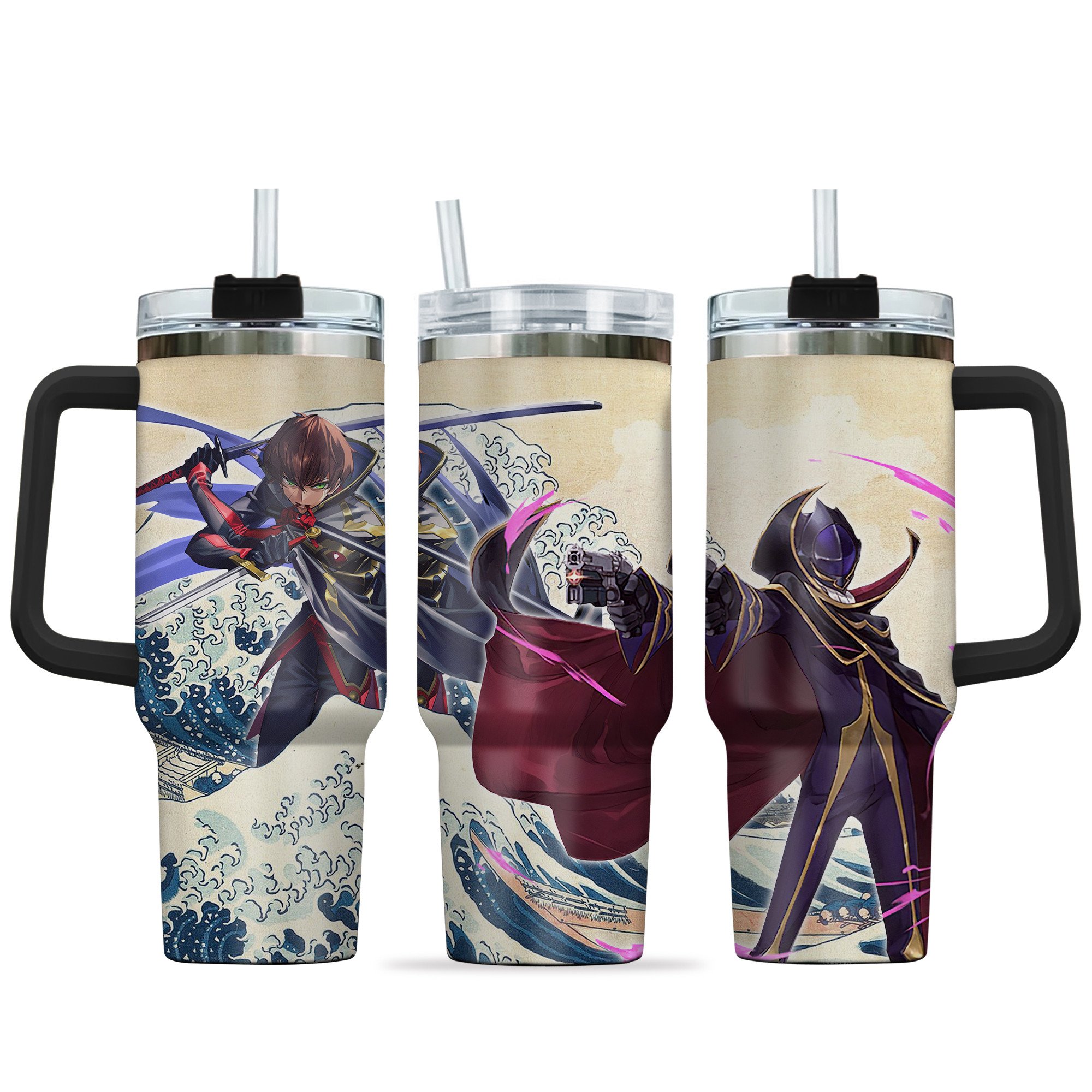 Lelouch x Suzaku Code Geass Anime Custom Stanley Cup 40 oz 30 oz Tumbler With HandleTVC2301146