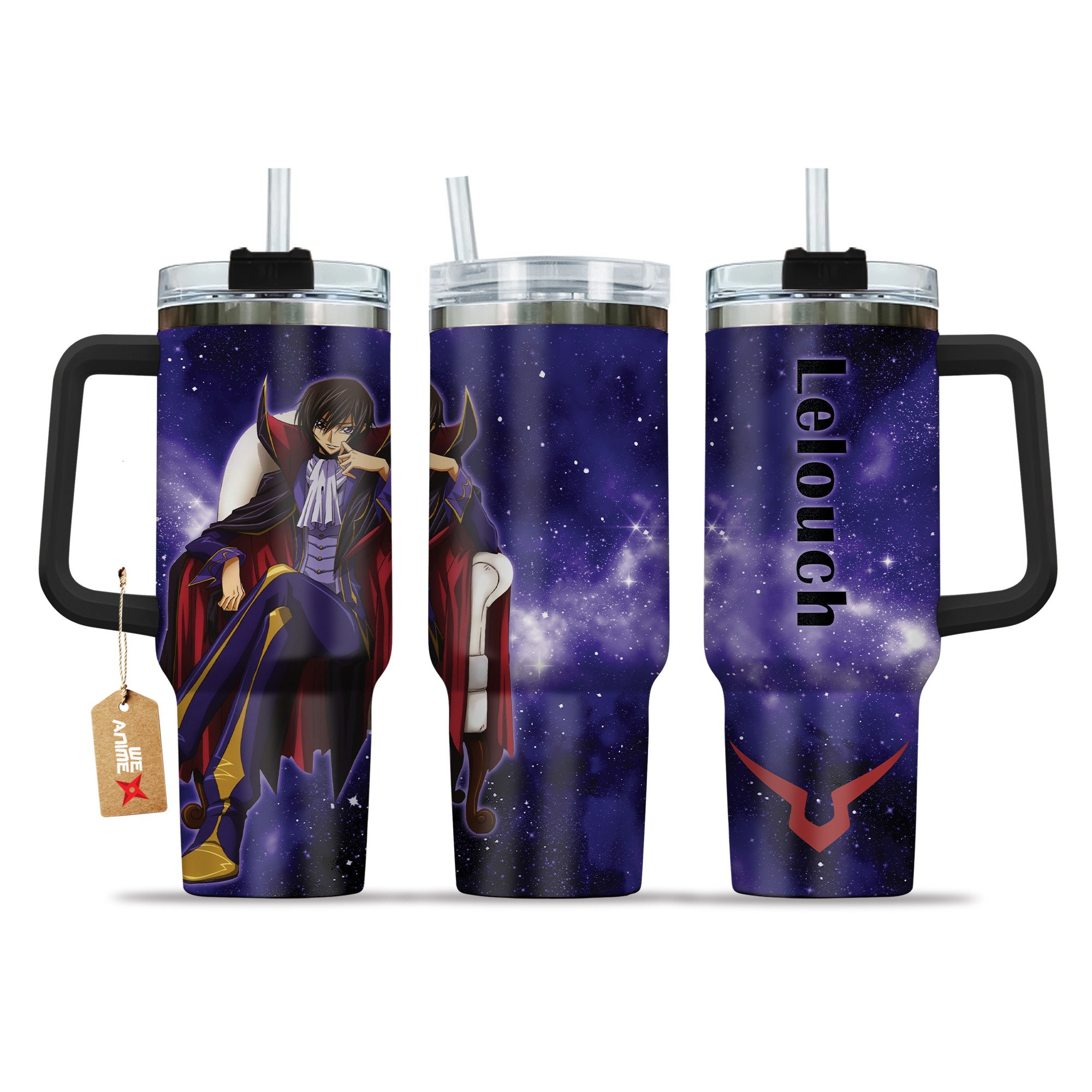 Lelouch Zero Code Geass Anime Custom Stanley Cup 40 oz 30 oz Tumbler With HandleTVC2301211