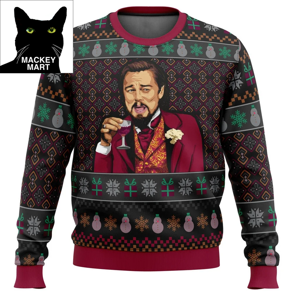 Leo Dicaprio Meme Ugly Christmas Sweater