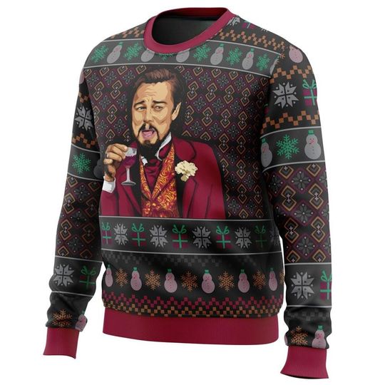 Leonardo DiCaprio Meme Christmas Sweater, 3d Unisex Printed Sweater, Movie Xmas r - Image 12