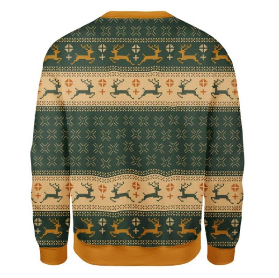 Leonardo Dicaprio Meme Ugly Sweater Christmas | Leo Dicaprio Christmas Sweatshirt - Image 2