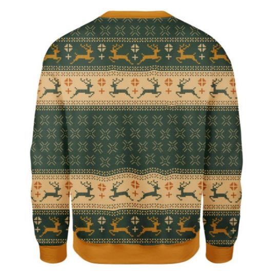 Leonardo Dicaprio Meme Ugly Sweater Christmas | Leo Dicaprio Christmas Sweatshirt - Image 4