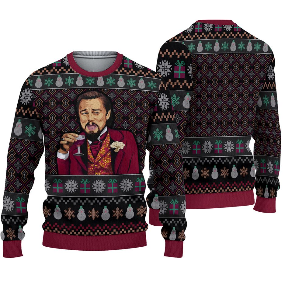 Leonardo DiCaprio Ugly Christmas Sweater