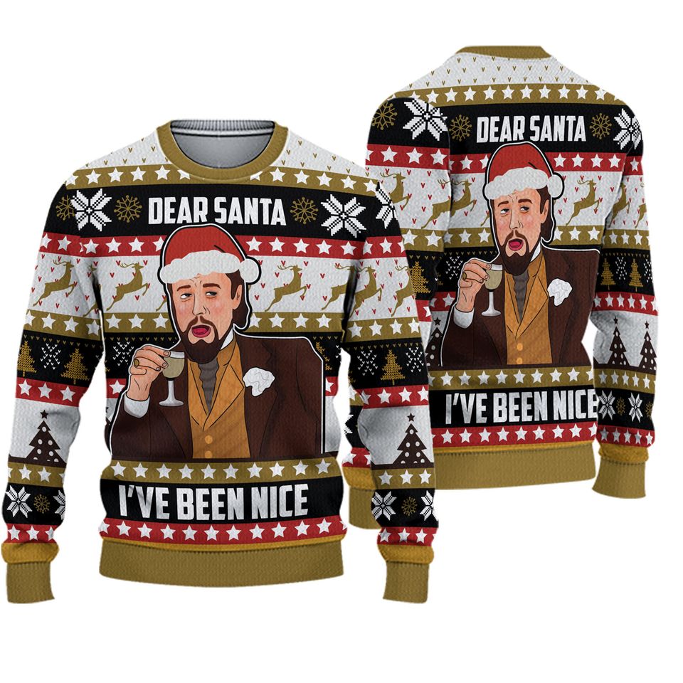 Leonardo DiCaprio Ugly Christmas Sweater
