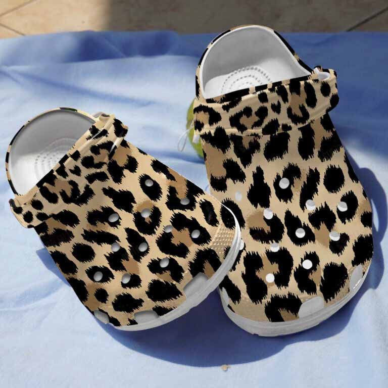 Leopard Skin Clogs Shoes Halloween Birthday Gifts For Women Girls