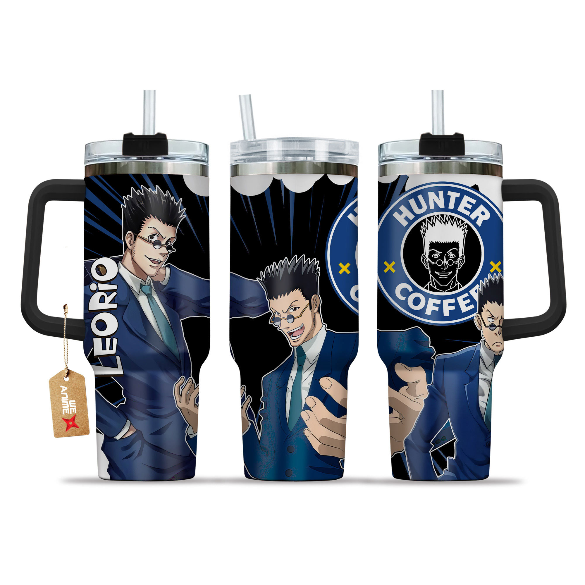 Leorio Paladiknight Hunter x Hunter Anime Custom Stanley Cup 40 oz 30 oz Tumbler With HandleTVC2301153