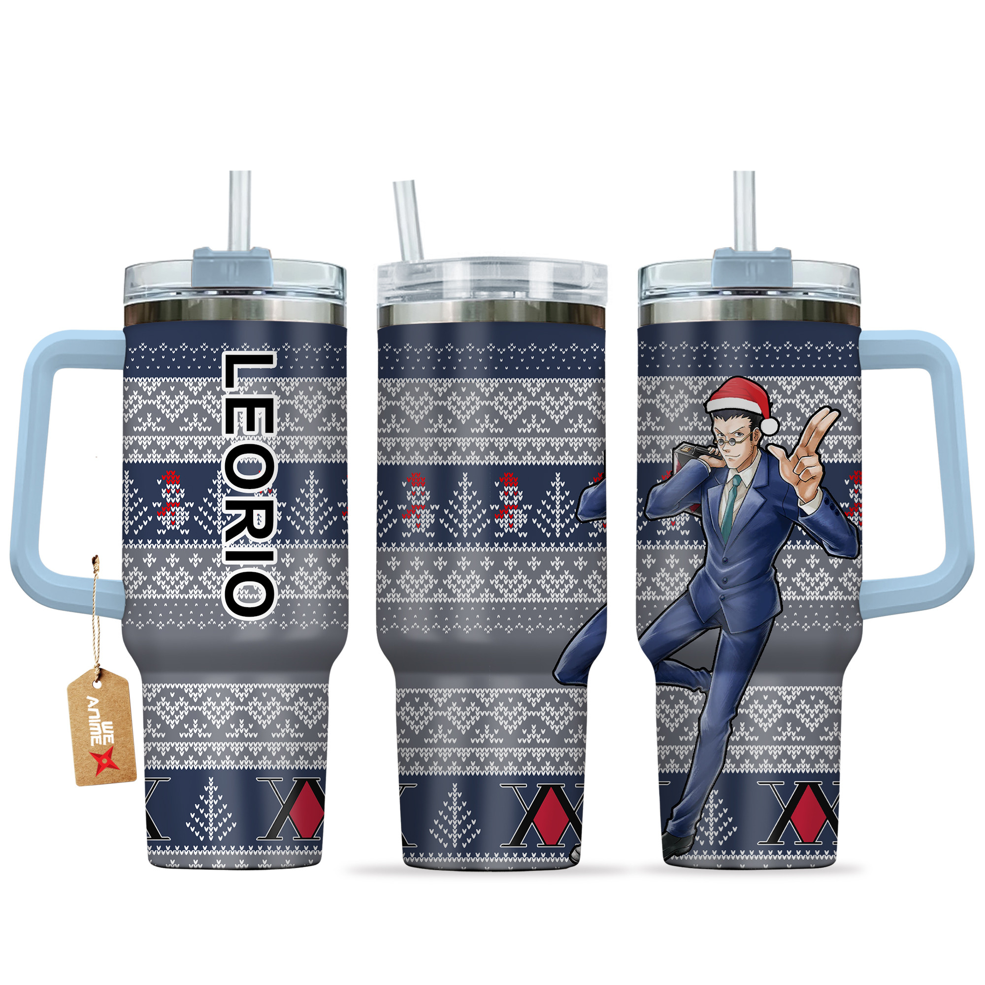 Leorio Paradinight Hunter x Hunter Anime Custom Stanley Cup 40 oz 30 oz Tumbler With HandleTVC2301158