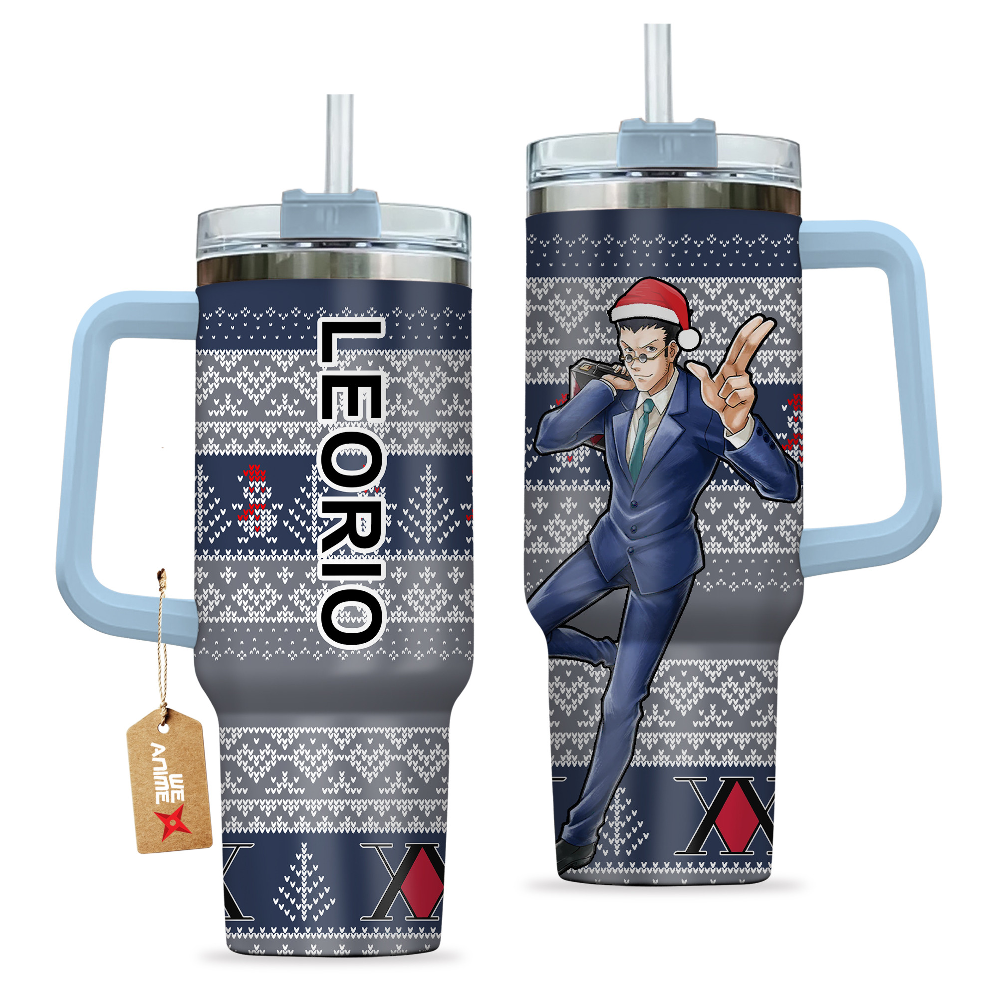 Leorio Paradinight Hunter x Hunter Anime Custom Stanley Cup 40 oz 30 oz Tumbler With HandleTVC2301158 - Image 2