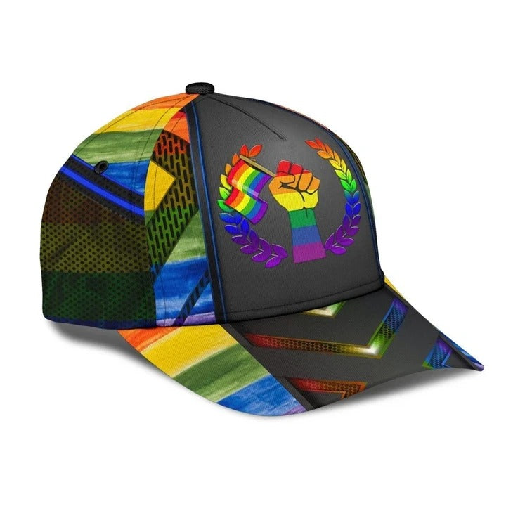 Lesbian Cap Pride Gay Classic Cap There'S Nothing Wrong With You Lgbt All Over Print Baseball Cap Hat Trucker Hats Custom Hats Gifts For Men & Women