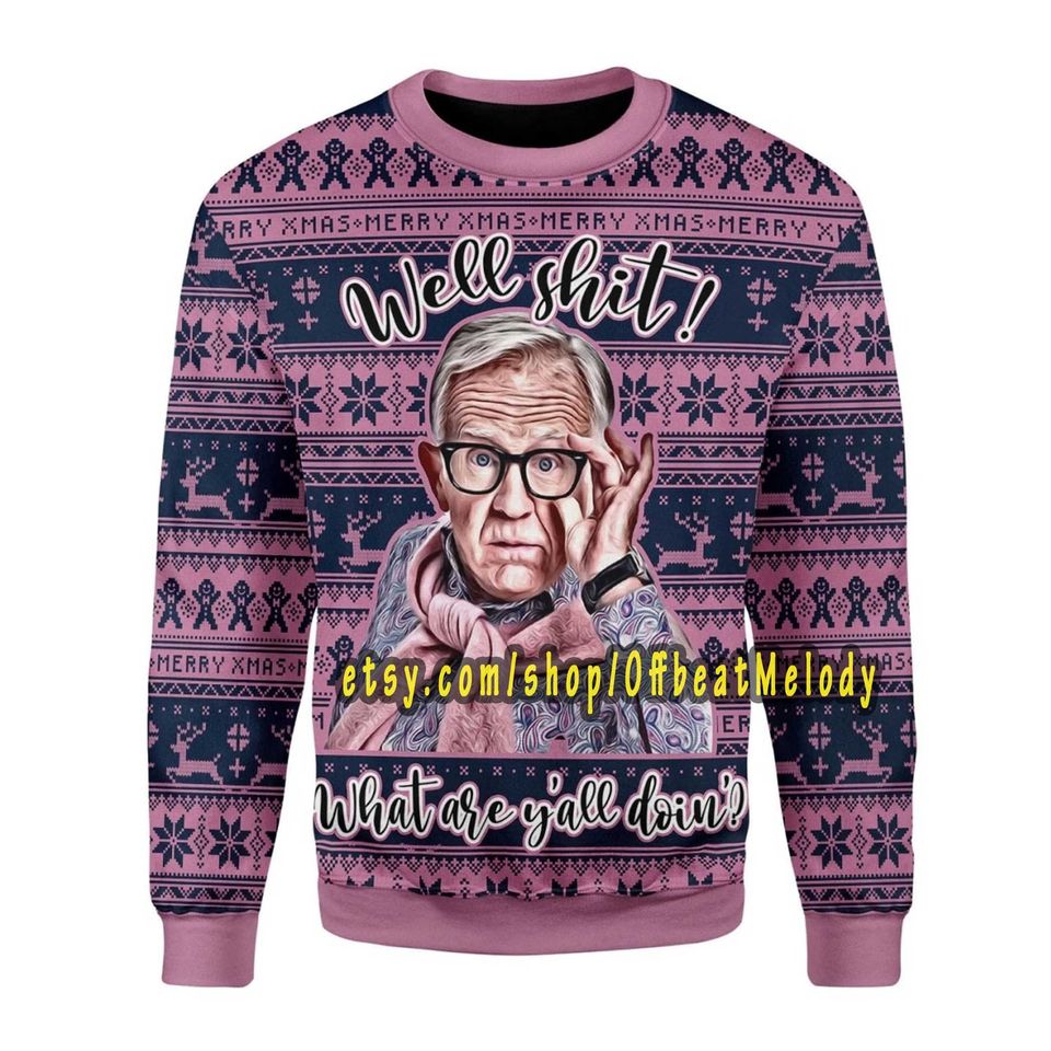 Leslie Jordan Ugly Christmas Sweater