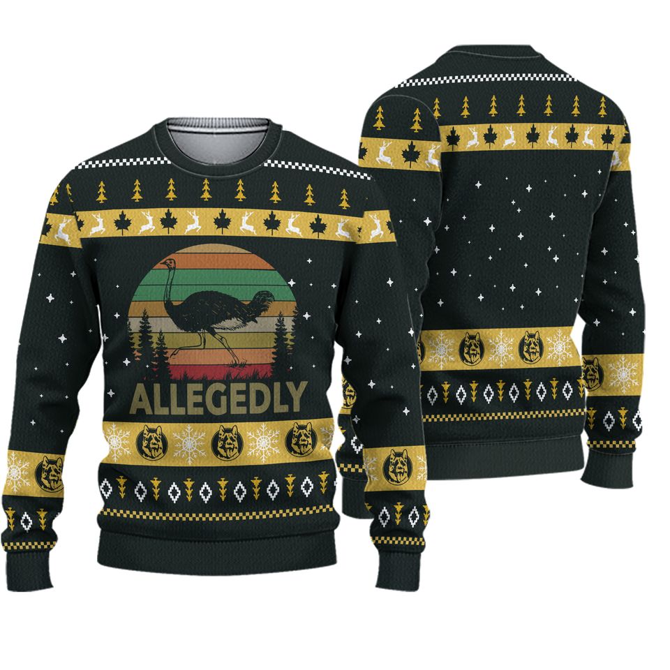 Letterkenny Allegedly Ugly Knitted Christmas 3D Sweater