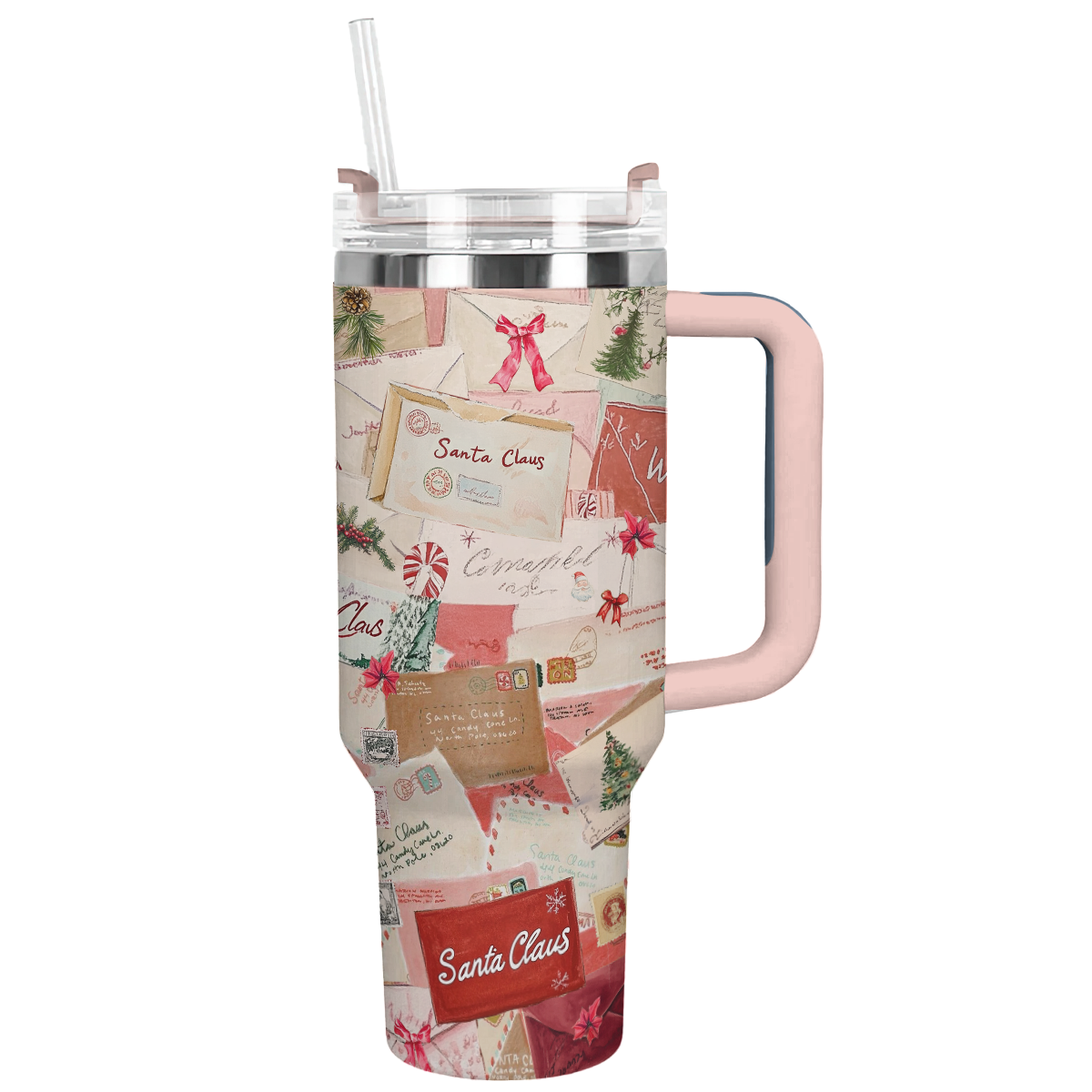 Letters To Santa Christmas Custom Stanley Cup 40 oz 30 oz Tumbler With HandleTVC2301495
