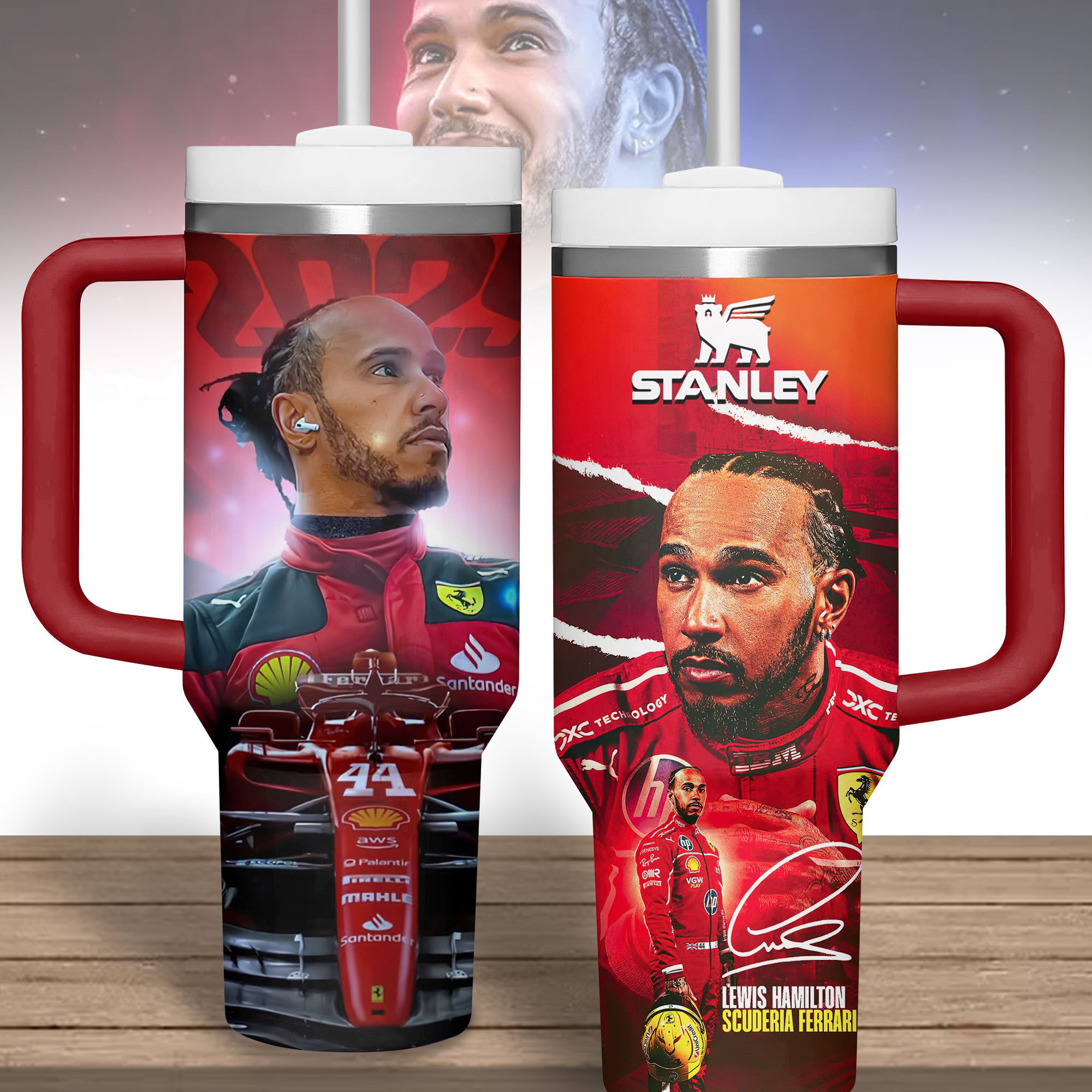 Lewis Hamilton Sports Custom Stanley Cup 40 oz 30 oz Tumbler With HandleTVC2301279
