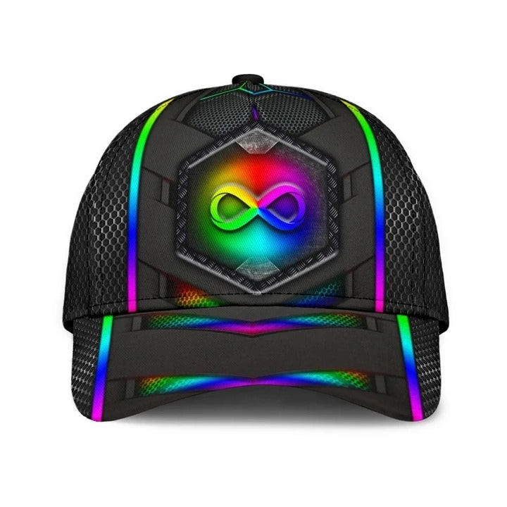 LGBT 3D All Over Printed Cap, Infinity Eternal Love LGBT Printing Baseball Cap Hat Trucker Hats Custom Hats Gifts For Men & Women
